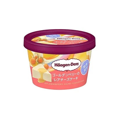 日本奶酪冰淇淋产品包装设计参考(图1)