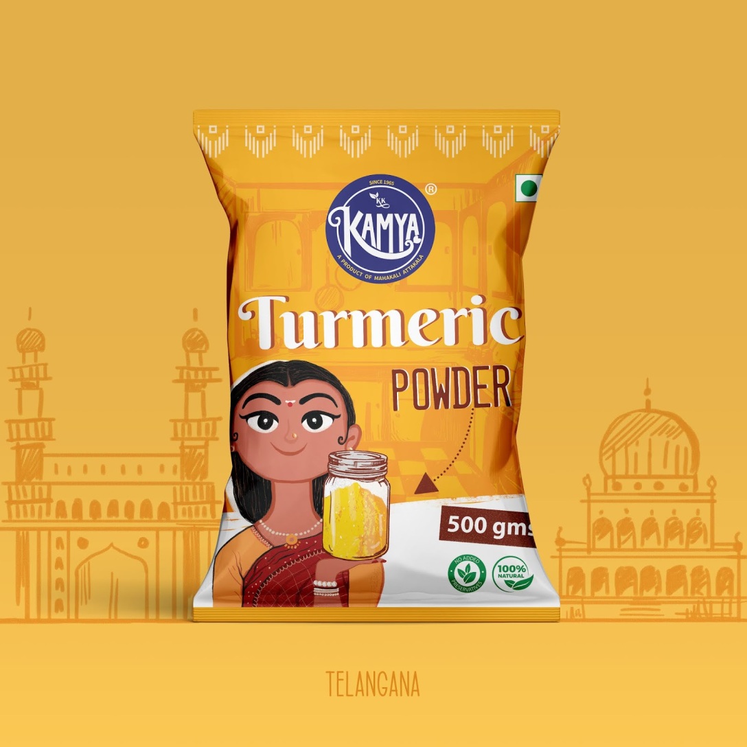 印度KAMYA调味品独特包装设计欣赏(图3)