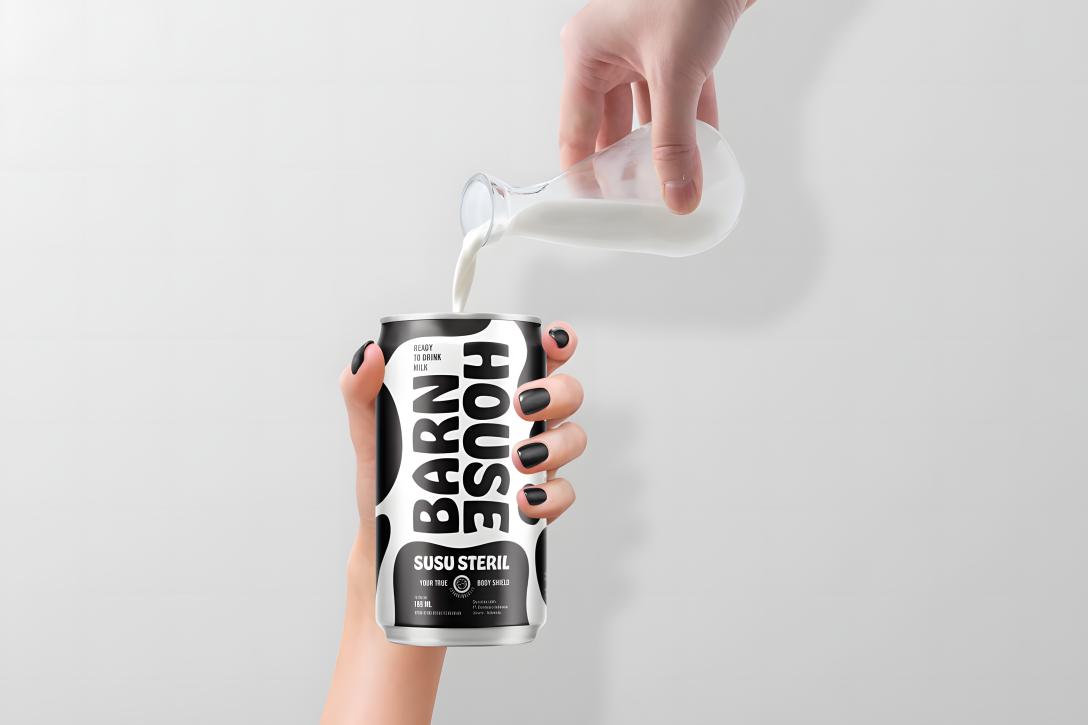Barnhouse牛奶品牌和包裝設計(圖4)