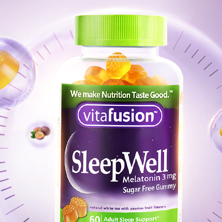 vitafusion SleepWell 褪黑素軟糖 60粒*2瓶