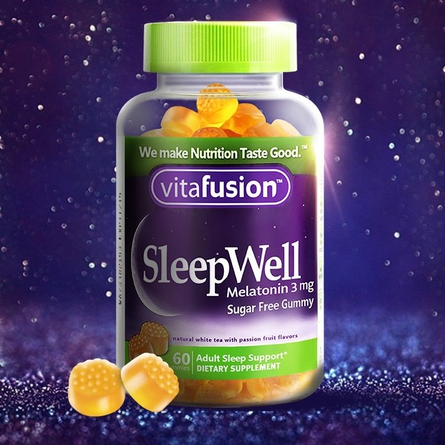 vitafusion SleepWell 褪黑素軟糖 60粒*2瓶