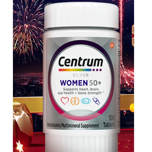 Centrum 善存 50+女士 多種維生素礦物質片 海外版 100粒