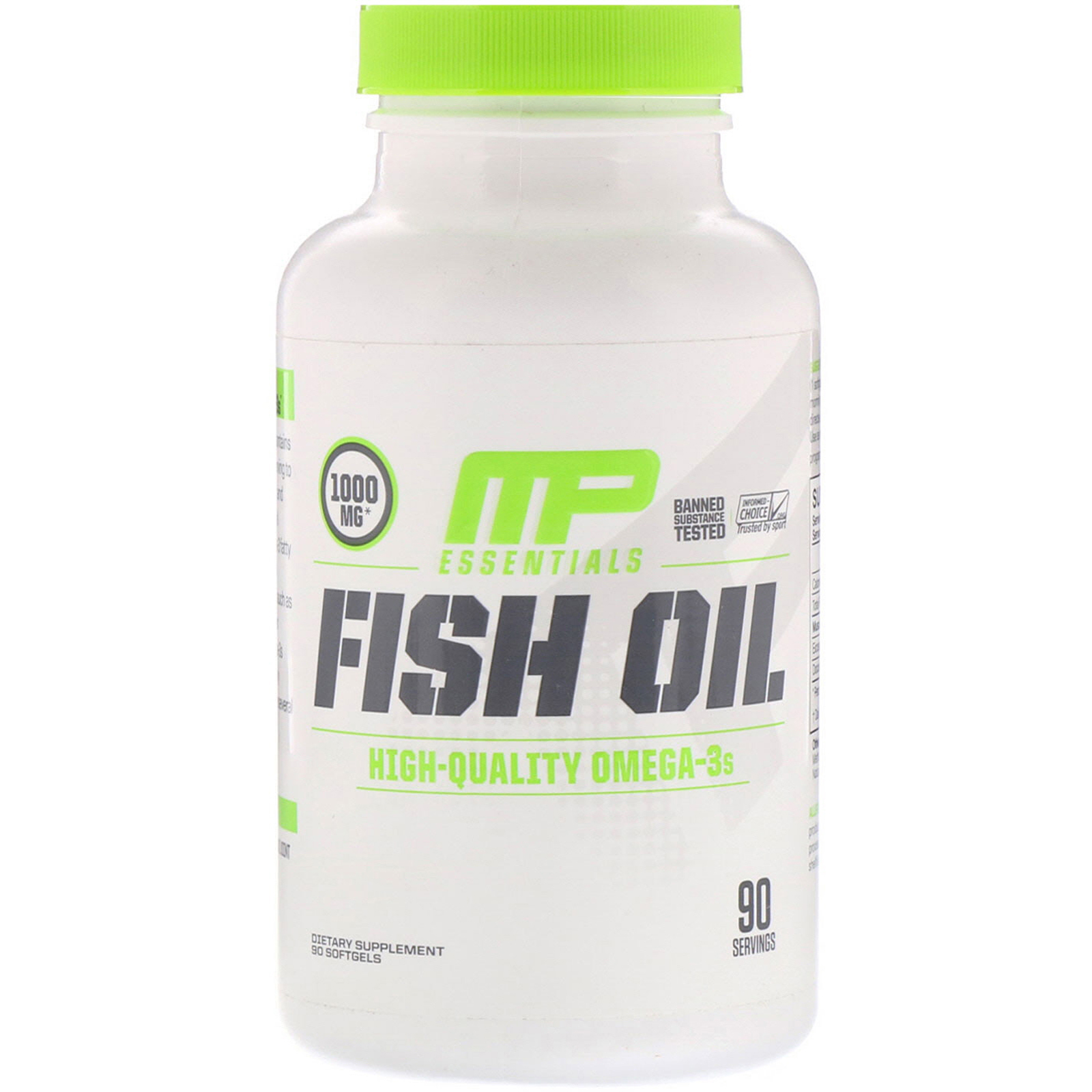 MUSCLEPHARM Essentials系列 魚(yú)油 膠囊