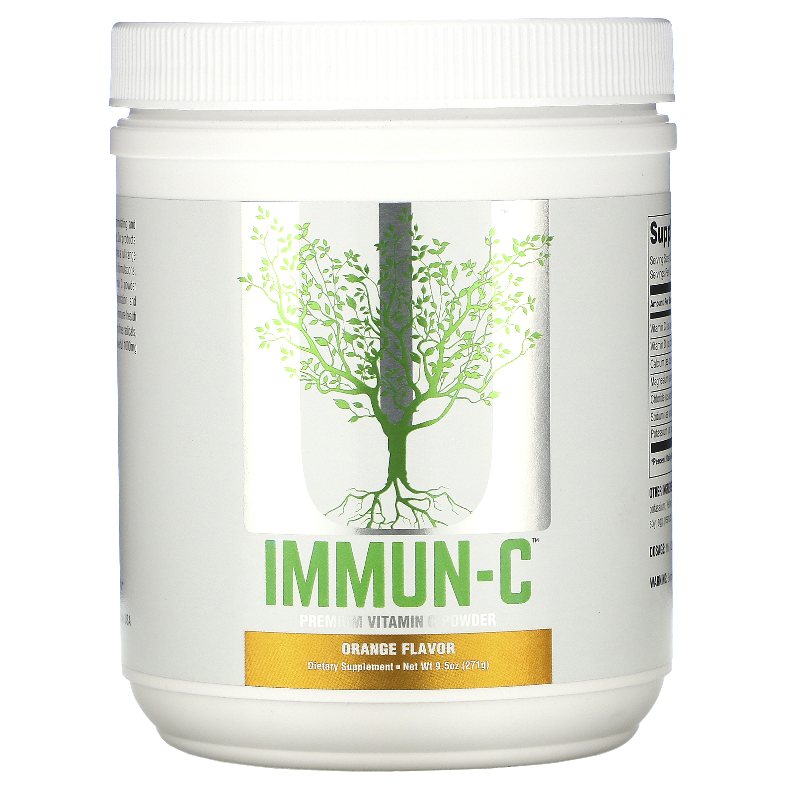 Universal Nutrition 環(huán)球營養(yǎng)  Immun-C 維生素 香橙味 粉劑 271g