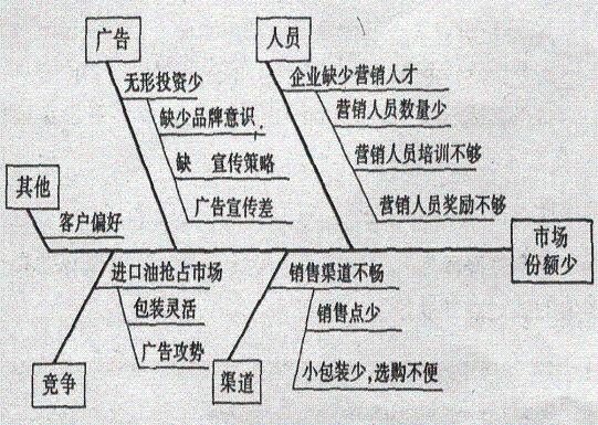 魚骨圖案例分析圖例