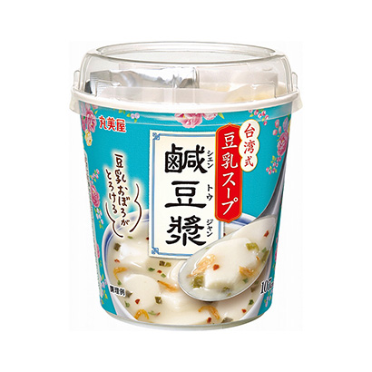 一套豆?jié){抹布（蒸煮袋）和豆湯(圖1)