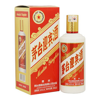 MOUTAI 茅臺(tái) 茅臺(tái)迎賓酒 13版 43%vol 醬香型白酒 500ml 單瓶裝