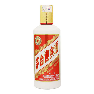 MOUTAI 茅臺(tái) 茅臺(tái)迎賓酒 13版 43%vol 醬香型白酒 500ml 單瓶裝