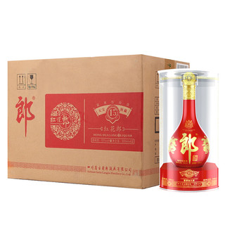 LANGJIU 郎酒 紅花郎15 53%vol 醬香型白酒 500ml*6瓶 整箱裝