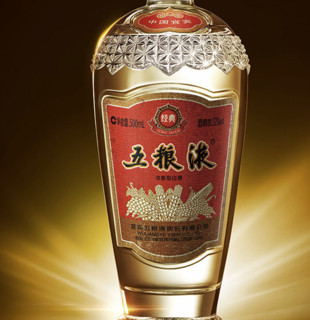 WULIANGYE 五糧液 經(jīng)典 52%vol 濃香型白酒 500ml*6瓶 整箱裝