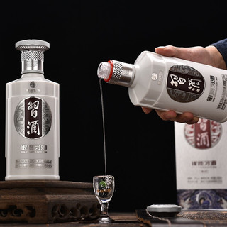 XIJIU 習(xí)酒 銀質(zhì) 第三代 53%vol 醬香型白酒 500ml*6瓶 整箱裝