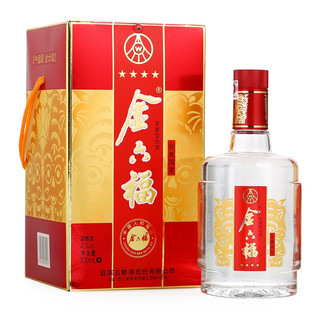 金六福 經(jīng)典四星 45%vol 濃香型白酒 500ml*6瓶 整箱裝