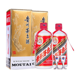 MOUTAI 茅臺(tái) 飛天茅臺(tái) 2012年 53%vol 醬香型白酒 500ml*2瓶 雙支裝