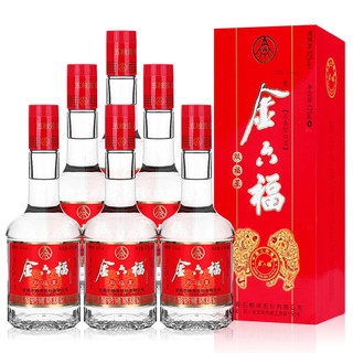 金六福 雙福星 52%vol 濃香型白酒 475ml*6瓶 整箱裝