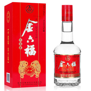 金六福 雙福星 52%vol 濃香型白酒 475ml*6瓶 整箱裝