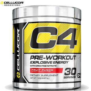 CELLUCOR 細胞肌能 C4金屬能量氮泵營養(yǎng)粉 195g*6