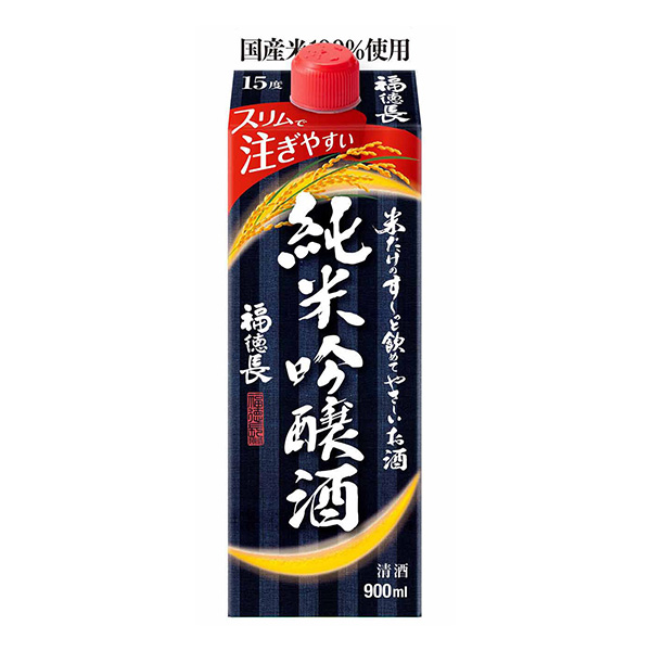 包裝設(shè)計(jì)公司推薦只有福德長(zhǎng)米的壽司能一飲而盡的溫和酒純米吟釀酒福德長(zhǎng)酒類包裝設(shè)計(jì)欣賞(圖1)