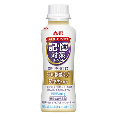 包裝設(shè)計公司推薦記憶雙歧記憶對策酸奶飲料型森永乳業(yè)包裝設(shè)計欣賞(圖1)