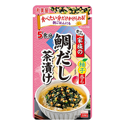 家人的鯛魚泡飯丸美屋食品工業(yè)烹飪品包裝設(shè)計(圖1)