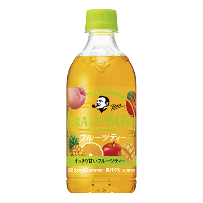 牛皮大王水果茶三得利食品國(guó)際果實(shí)清涼飲料包裝設(shè)計(jì)(圖1)