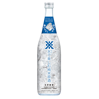 用泽之鹤冰享受的纯米原酒泽之鹤酒类包装设计(图1)