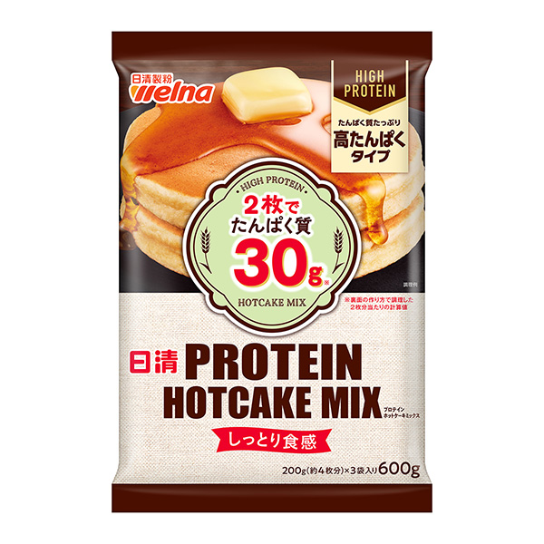 日清PROTEIN HOTCAKE MIX包裝設計欣賞(圖1)