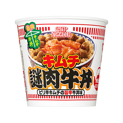 杯面謎肉泡菜牛肉蓋飯日清食品烹飪品包裝設(shè)計(jì)(圖1)