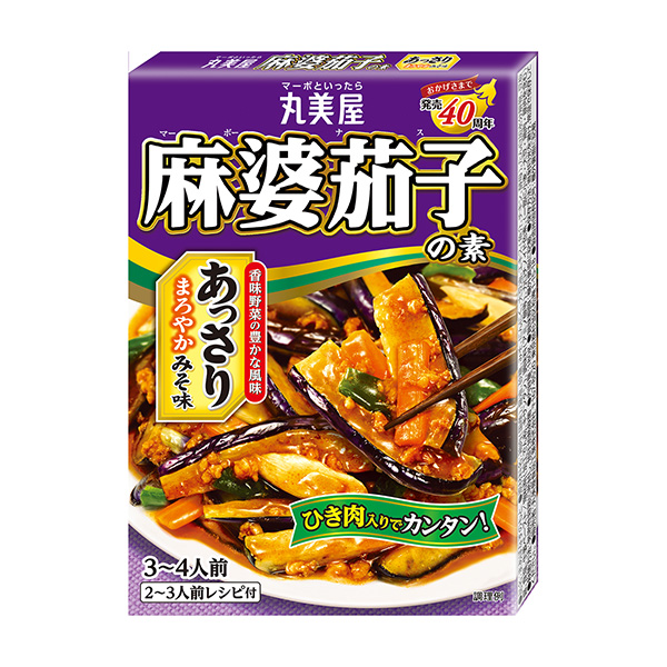 麻婆茄子的素顏清淡味噌味丸美屋食品工業(yè)年月發(fā)售(圖1)