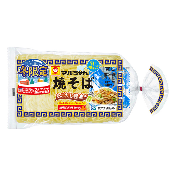 馬爾醬炒面冬季限定下巴醬油味東洋水產(chǎn)食品飲料包裝設(shè)計(jì)(圖1)