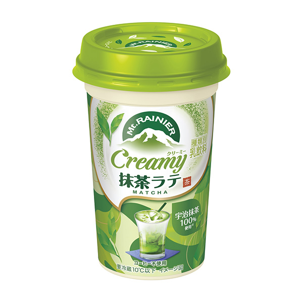 芒特萊尼亞克利米抹茶拿鐵森永乳業(yè)食品飲料包裝設(shè)計(圖1)