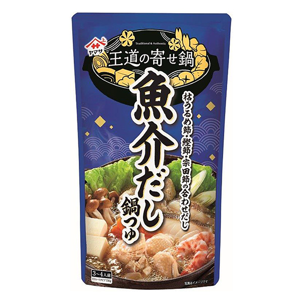 山崎王道的什錦火鍋魚介高湯山崎醬油食品飲料包裝設(shè)計(jì)(圖1)