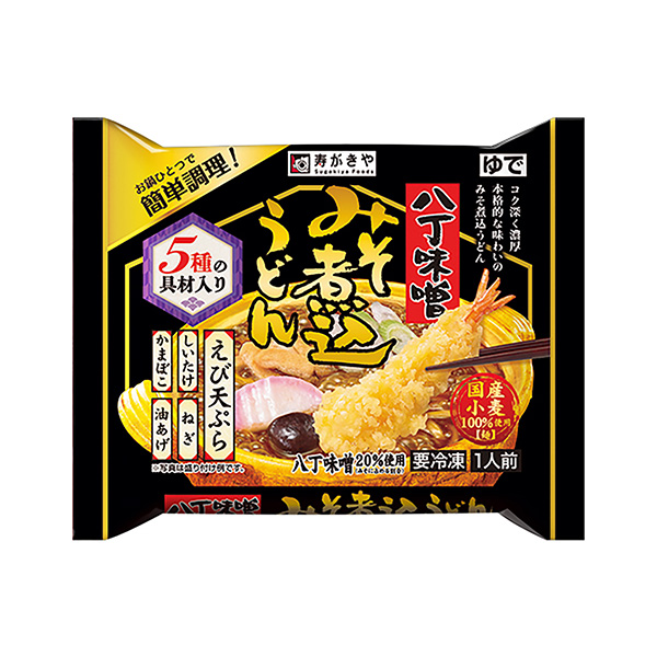 包裝設(shè)計(jì)欣賞冷凍八丁味噌湯烏冬面(壽喜燒和食品) 2024年9月2日發(fā)售(圖1)