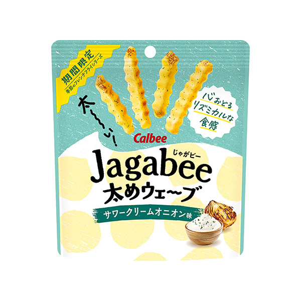 包裝設(shè)計欣賞Jagabee ＜胖波酸奶油洋蔥味＞ (卡比) 2024年7月29日發(fā)售(圖1)