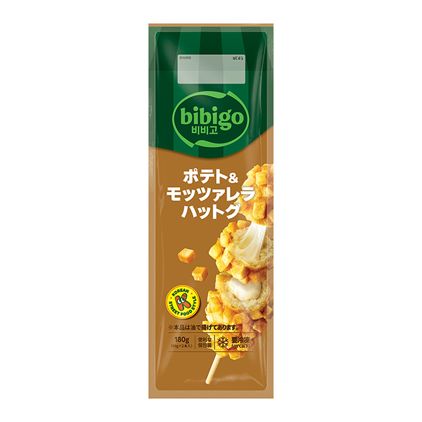 包裝設(shè)計(jì)欣賞bibigo ＜土豆&馬蘇里拉帽子＞ ( CJ FOODS JAPAN ) (圖1)