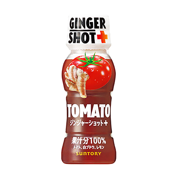 包裝設計欣賞GINGER SHOT+ ＜TOMATO ＞ (三得利食品國際) (圖1)