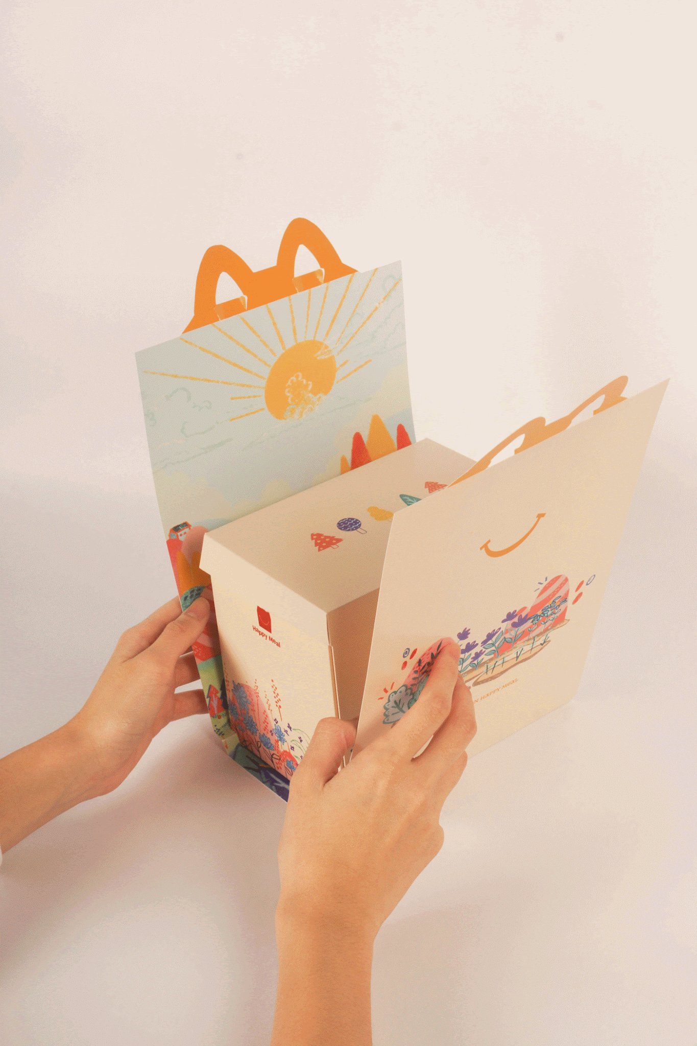 插画食品快餐外卖包装设计(图2)