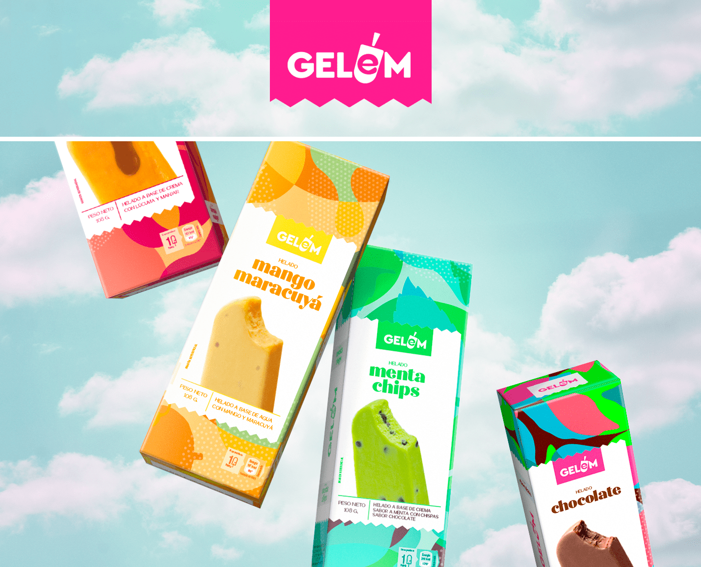 Gelem 秘鲁手工冰淇淋品牌包装设计(图1)