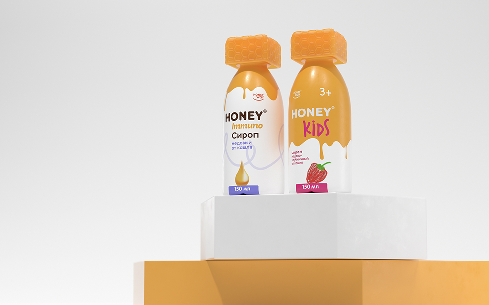 用蜂蜜制作的保健品包装设计欣赏(图6)