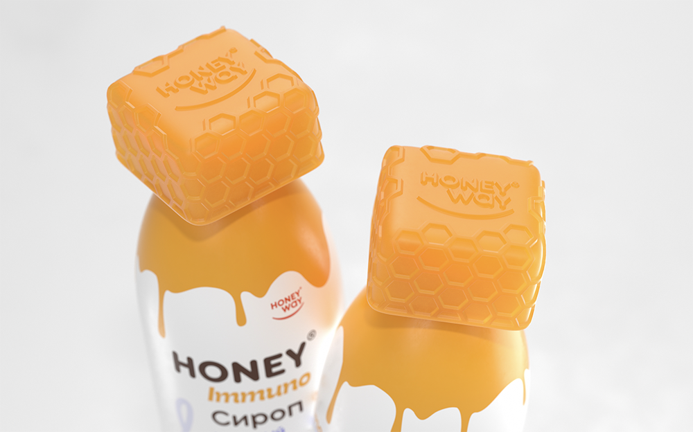 用蜂蜜制作的保健品包装设计欣赏(图4)