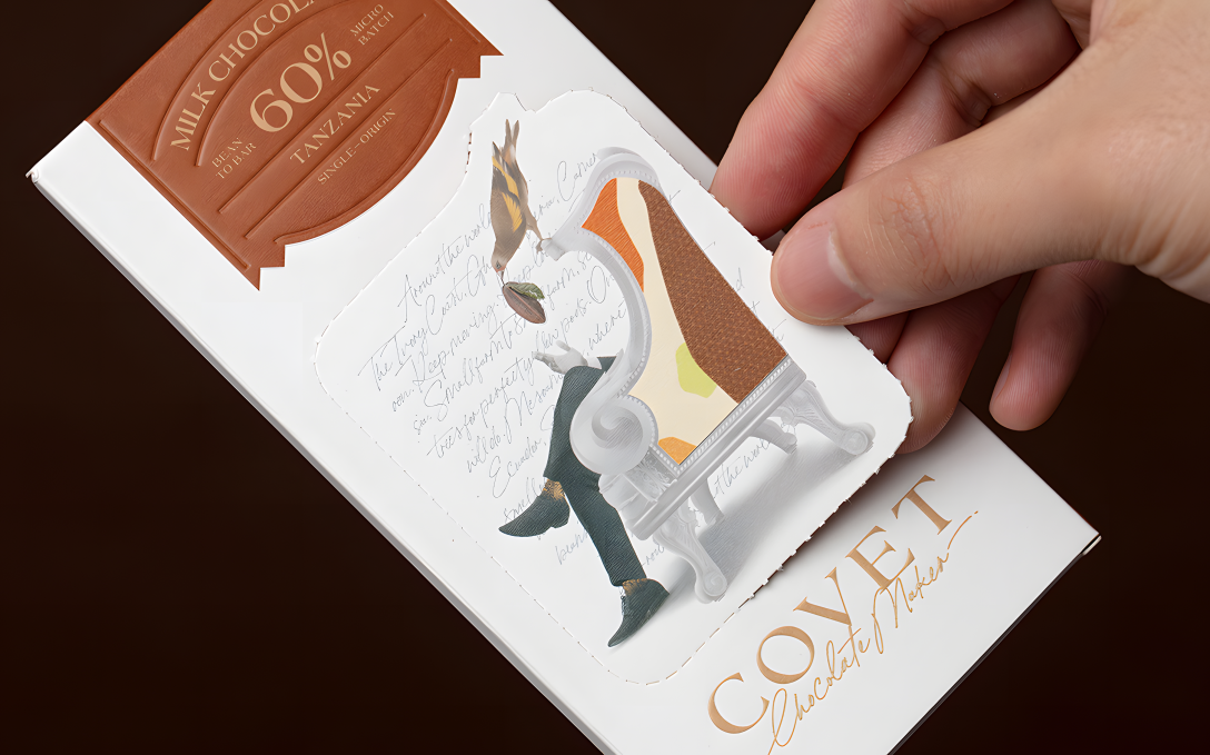 个性化插图巧克力品牌包装设计(图3)
