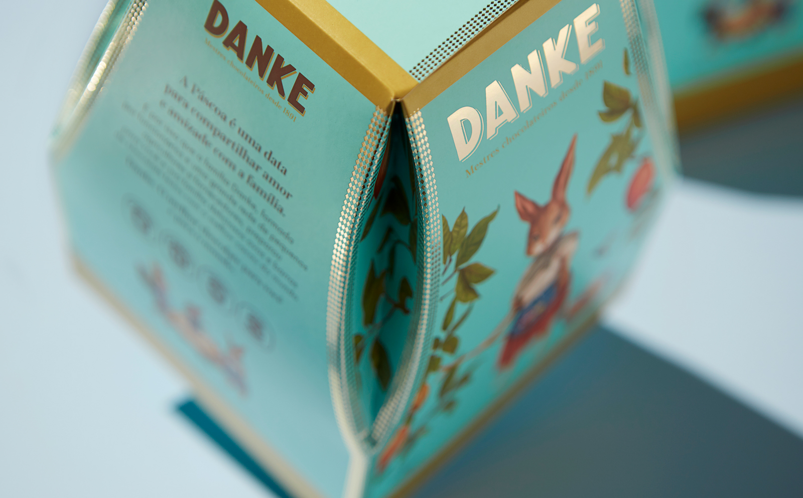 Danke巧克力产品插画风格包装设计欣赏(图4)