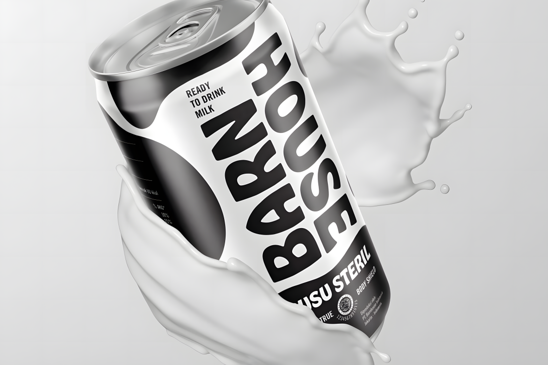 Barnhouse牛奶品牌和包装设计(图1)