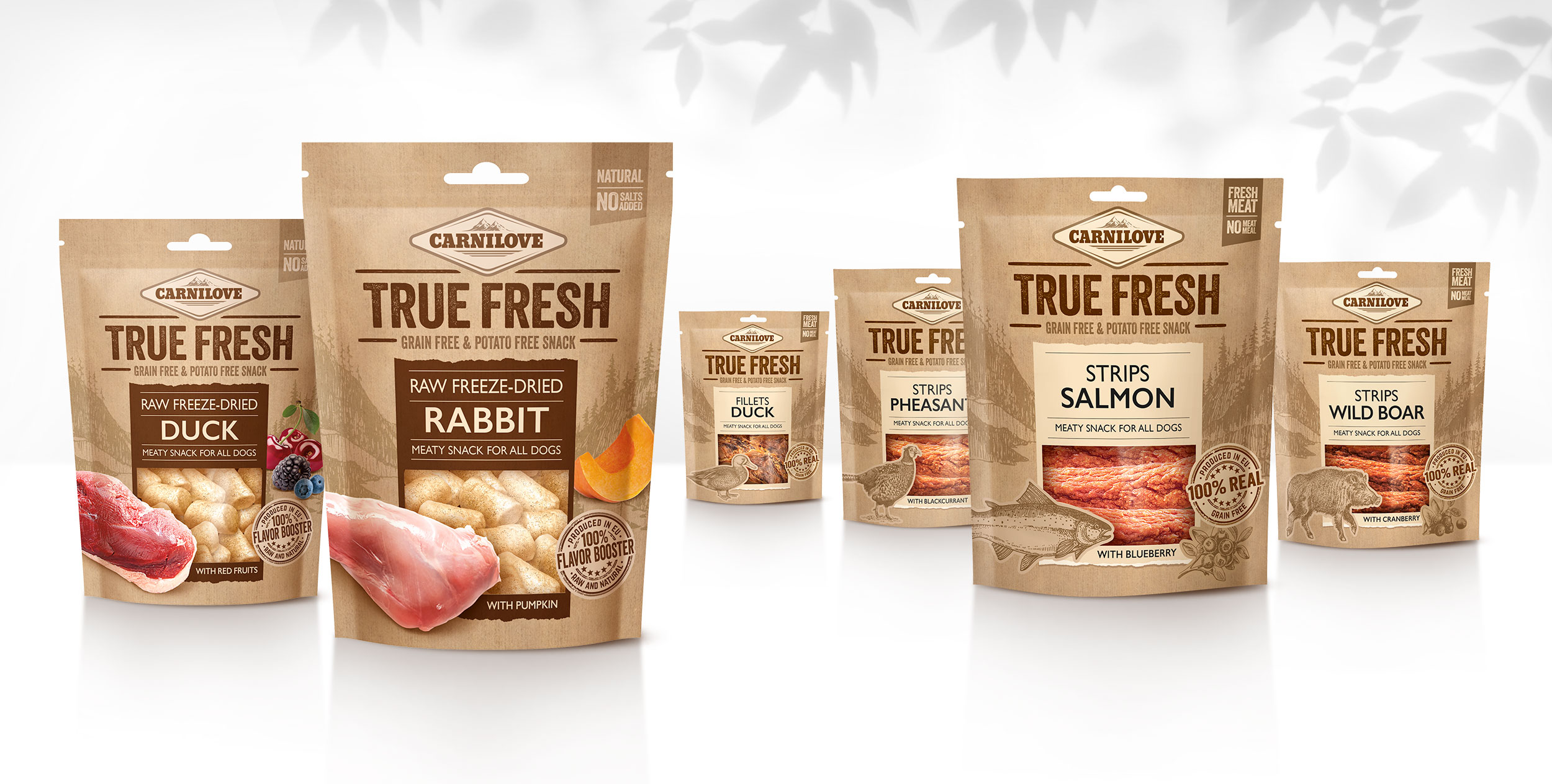 Carnilove TRUE FRESH品牌系列生冻干食品包装设计(图1)