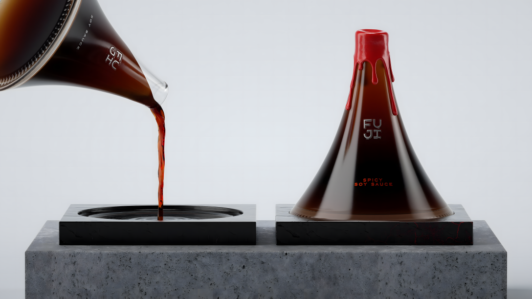 富士高级酱油包装设计(图6)