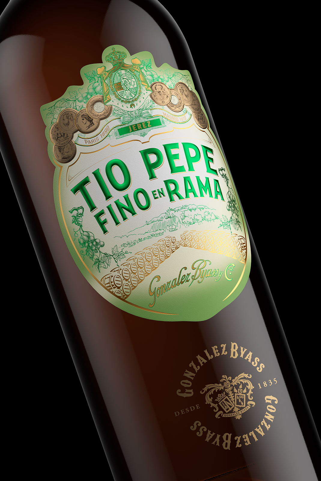 TIO PEPE EN RAMA 2022 – 雪利酒独特包装设计(图1)