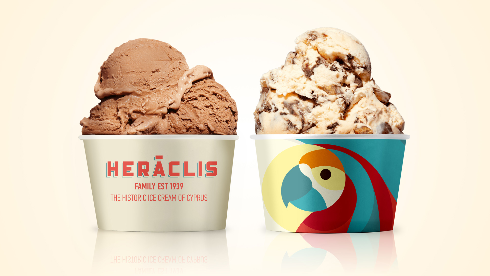 HERACLIS历史悠久的冰淇淋视觉包装设计(图2)