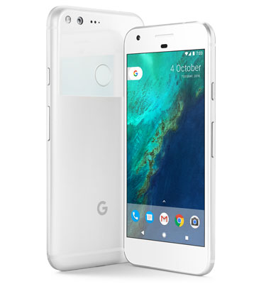 Google Pixel XL面朝外，Google Pixel面朝前