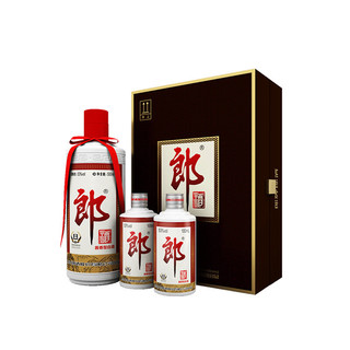 LANGJIU 郎酒 郎牌郎酒 53%vol 酱香型白酒 500ml+100ml*2瓶 礼盒装