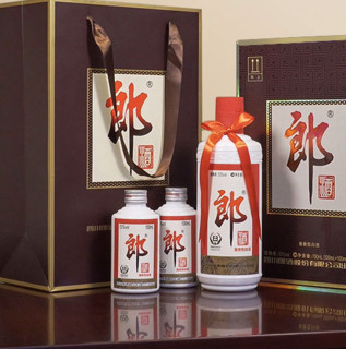 LANGJIU 郎酒 郎牌郎酒 53%vol 酱香型白酒 500ml+100ml*2瓶 礼盒装