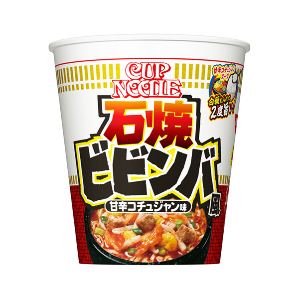 食品包装设计欣赏杯面石烧拌饭风甜辣辣酱味大日清食品(图1)